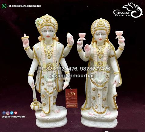 Order Vishnu Laxmi Marble Murti Marble Laxmi Narayan Murti