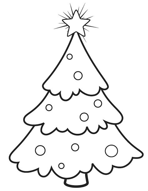 Christmas Tree Cut Out Template - Coloring Home