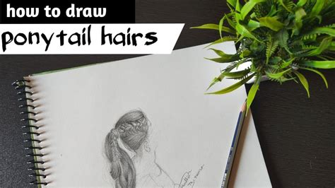 How To Draw Realistic Hairs How To Draw Hairs Karthik Arts Youtube