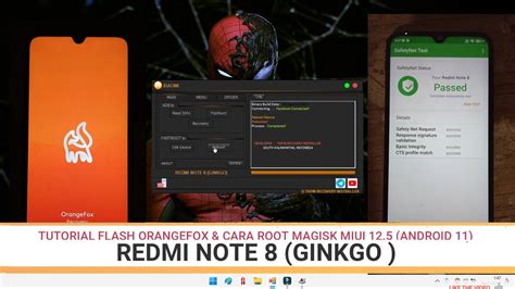 TUTORIAL FLASH ORANGEFOX CARA ROOT MAGISK REDMI NOTE 8 GINKGO