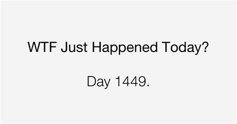 Day A Horror Show For America What The Fuck Just Happened Today
