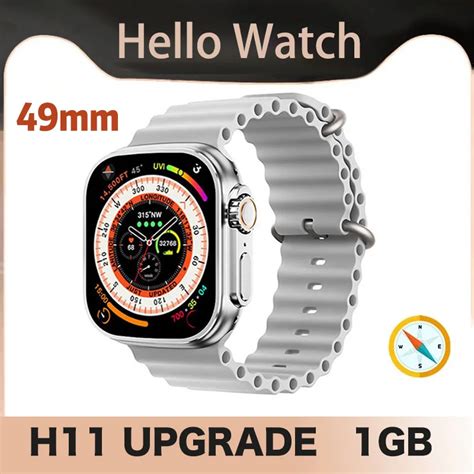 Hello Watch Relógio Inteligente 49mm H11 Ultra Atualização 1GB ROM