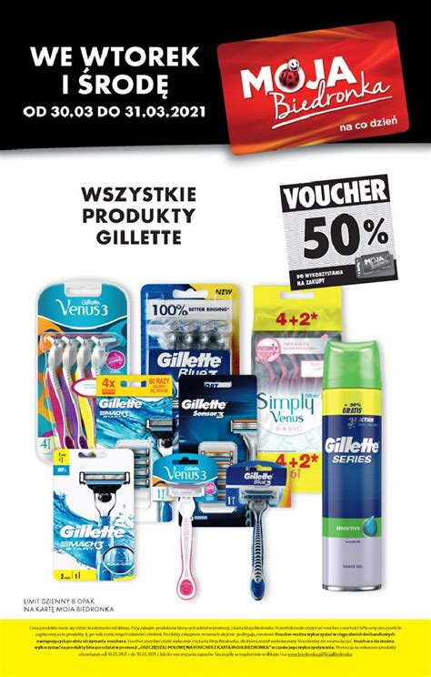 Biedronka W Tym Tygodniu Gillette Voucher