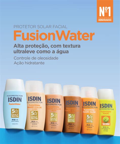 Isdin Protetor Solar Fusion Water - Protetor solar facial ISDIN Fusion Water Magic | ISDIN