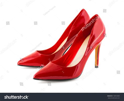 18313 Red Stilettos Isolated Images Stock Photos And Vectors Shutterstock