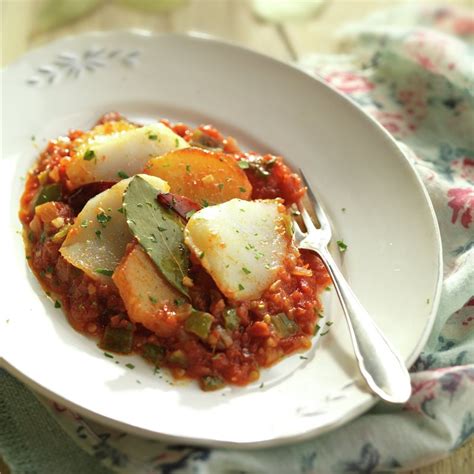 Bacalao Al Ajoarriero Con Patatas