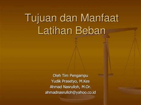 Pdf Manfaat Latihan Beban Dokumen Tips