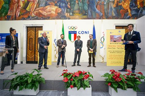 Consegnate Al Coni Le Benemerenze Sportive Associazione L Agone Nuovo