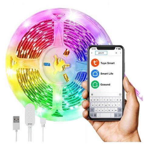 Tuya Pametni USB RGB LED Trak 5V Wi Fi Tuya Mimovrste