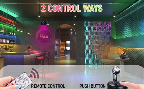 Klarlight Pack Mini Rgb Battery Spotlights Indoor With Remote Control