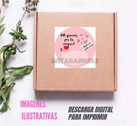 Diseño Etiqueta Personalizada Gracias X Tu Compra P Imprimir En Venta En Solidaridad Riviera