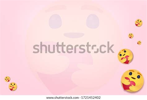 Background Emotion Icon Care Reaction Show Stock Illustration