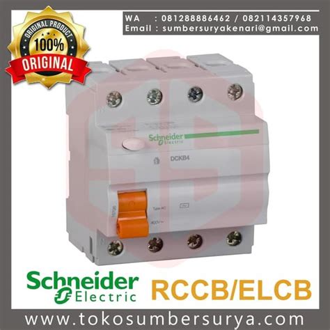 Jual Rccb Atau Elcb 4p 40a 300ma Domae Schneider Di Lapak St Store