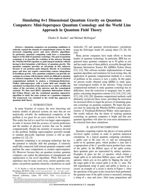 quantum computing quantum mechanics