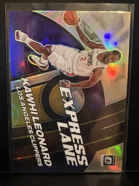 Optic Kawhi Leonard Express Lane Silver Holo Los Angeles