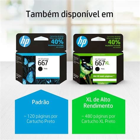 Cartucho Hp Preto Original Ym Ab Para Hp Deskjet Ink Advantage