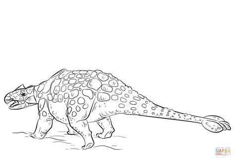 Printable Ankylosaurus Coloring Page Free Printable Cute Ankylosaurus