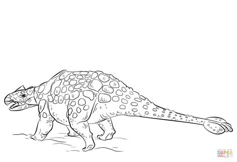 Ankylosaurus dinosaur coloring page | Free Printable Coloring Pages