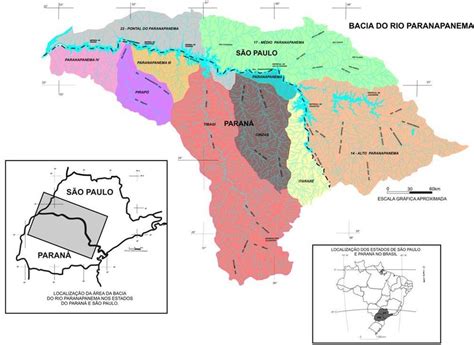 Divis O Hidrogr Fica Da Bacia Do Rio Paranapanema Fonte Sudersha