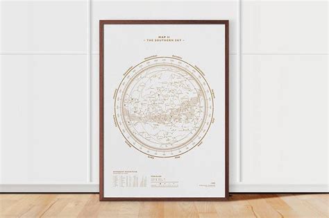 The Stellar Map Poster Made of Constellations | Map poster, Poster ...