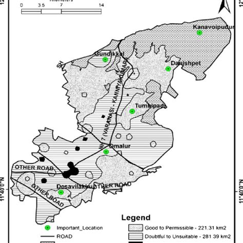 Spatial Distribution Map Of Groundwater Quality Based On Wilcoxs