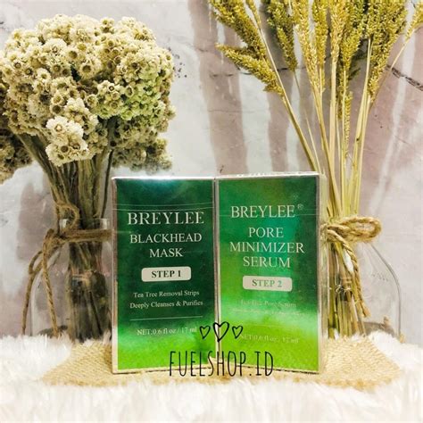 Jual Breylee Blackhead Mask STEP 1 Pore Minimizer Serum STEP 2