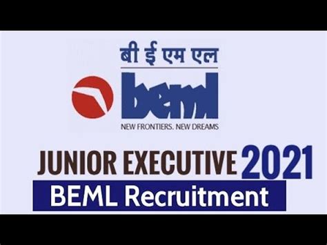 BEML RECRUITMENT 2021 JE RECRUITMENT GOVT OF INDIA ALL INDIA