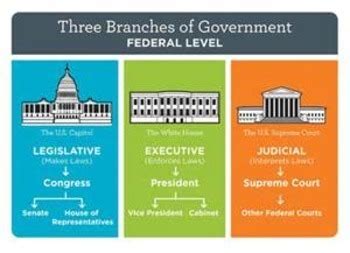 Bundle of 3 - Establishing the US Government - The Three Branches of ...