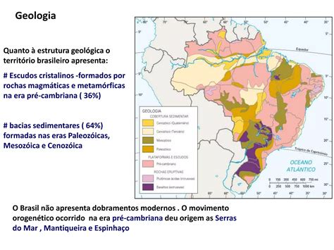 Estrutura geológica do brasil PPT