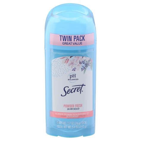 Save on Secret Women Antiperspirant Deodorant Powder Fresh Solid - 2 ct Order Online Delivery ...