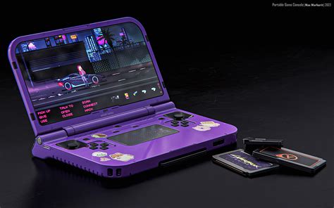 portable game console design  behance