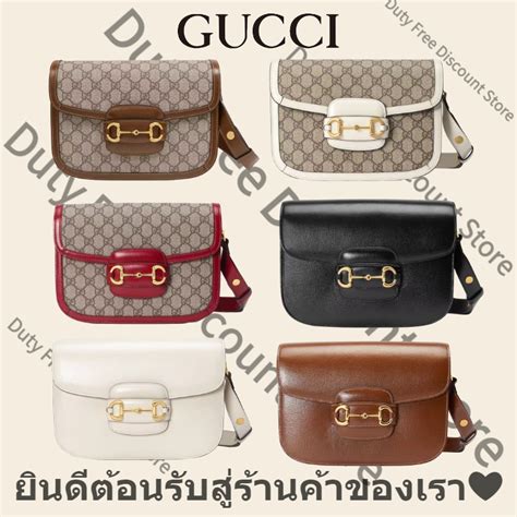 GUCCI กระเปากชชกระเปาสะพายขาง Horsebit 1955กระเปาสะพายไหล