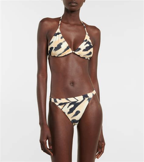 Nanushka Mavis Printed Bikini Bottoms Nanushka