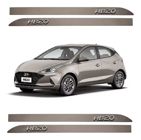 Friso Lateral Hyundai Hb Cromado Prata Sand A