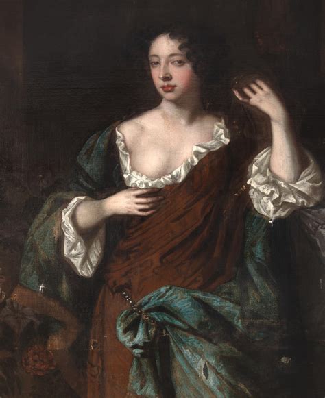 Studio Of Sir Peter Lely Portrait Of Mary Of Modena Queen Of England