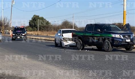 Carambola deja solo daños materiales NTR Zacatecas