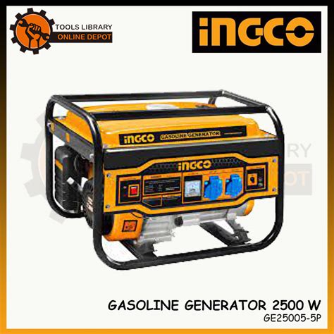 Ingco Gasoline Generator W Kva Ge P Original Lazada Ph