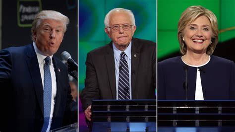 Donald Trump Bernie Sanders Let Hillary Clinton Off On Emails