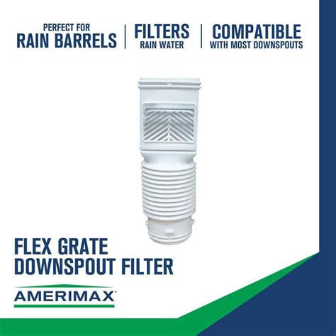Buy Flex Grate White Vinyl Downspout Filter Online At Lowest Price In