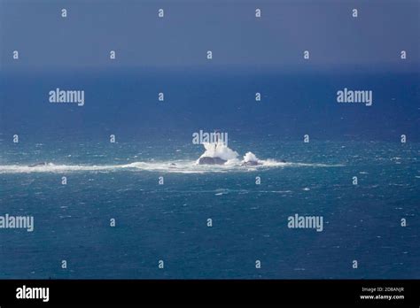 Longships lighthouse, rough seas Stock Photo - Alamy