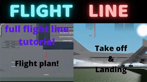 Roblox Flightline Full Tutorial Flight Plan Landing Take Off