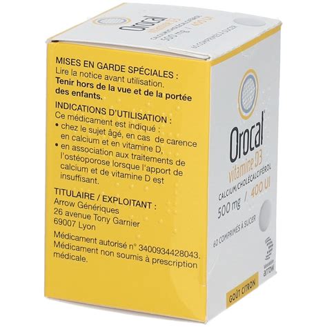 Orocal Vitamine D Pc S Redcare Pharmacie