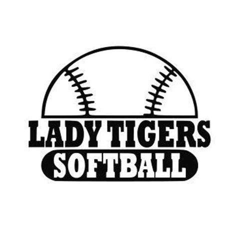 Tigers Softball Svg Etsy