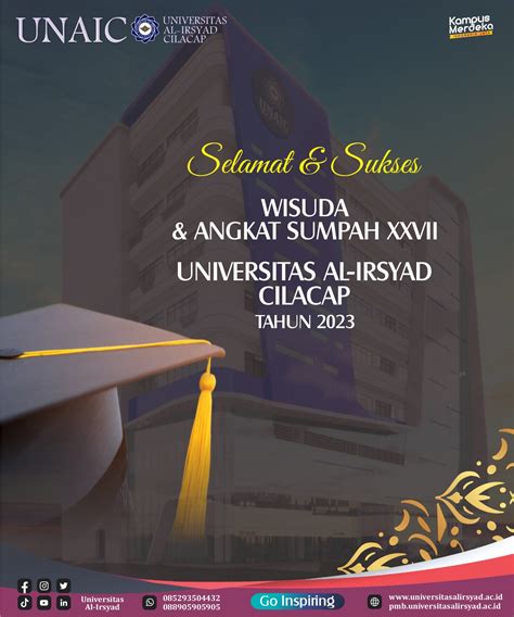 Wisuda Angkat Sumpah Xxvii Universitas Al Irsyad Cilacap Unaic