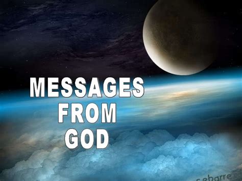 Message From God