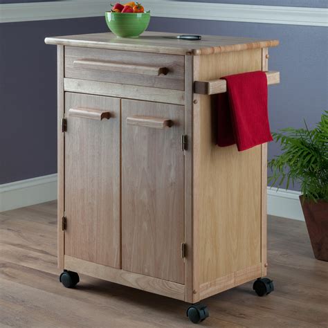 Winsome Wood Single Drawer Storage Cart Natural Amazon Ca Home Kitchen