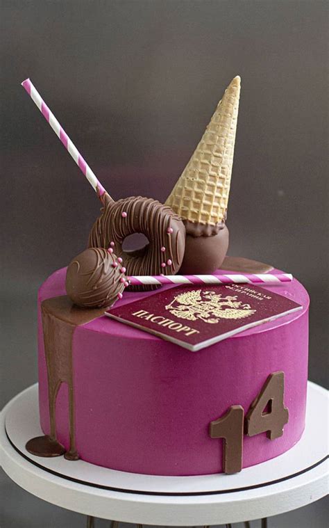 Chocolate Purple Cake Decorating Ideas Cho B Nh Tuy T P H P D N