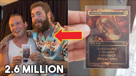 Post Malone S Mind Blowing Purchase The 1 1 The One Ring Fetches 2