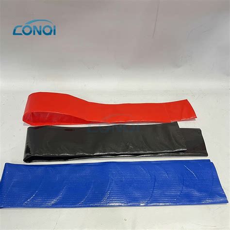 Blue Red Pvc Flexible 6 Inch Irrigation Layflat Hose Pvc Layflat Farm