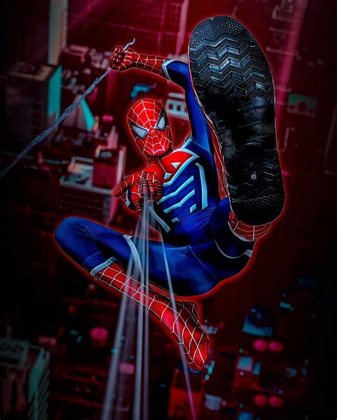 Amazing Spider-Man Swinging by MANNYVER5E on DeviantArt